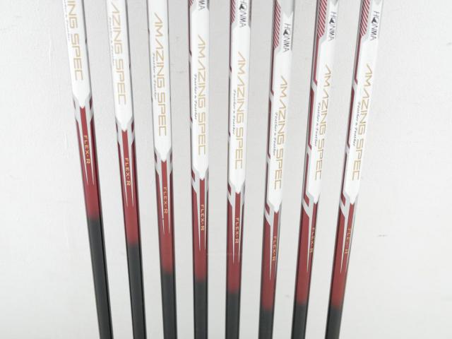 Iron set : Honma : ชุดเหล็ก Honma AMAZING Spec II (หน้าเด้ง โกงองศาสุดๆ ไกลที่สุด) มีเหล็ก 6-11,Aw,Sw (8 ชิ้น ระยะเทียบเท่า 5-Pw,Aw,Sw) ก้าน AMAZING SPEC Feather & Feather FLex R