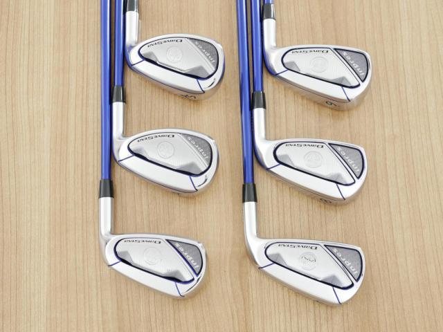 Iron set : Yamaha : ชุดเหล็ก Yamaha Inpres DriveStar (ออกปี 2023 ตีไกลที่สุด ไกลกว่าเหล็กทั่วไป 2 เบอร์ หน้าเด้งมากๆ) มีเหล็ก 7-Pw,Aw,As (6 ชิ้น) ก้านกราไฟต์ Fujikura Speeder NX M423i Flex R