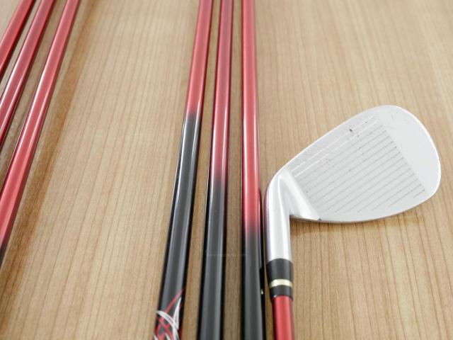 Iron set : Yamaha : ชุดเหล็ก Yamaha Inpres RMX UD+2 (ปี 2017 ตีไกลที่สุด ไกลกว่าเหล็กทั่วไป 2 เบอร์) มีเหล็ก 6-Pw,Aw,As (7 ชิ้น) ก้านกราไฟต์ Mitsubishi Bassara i50xct Flex R