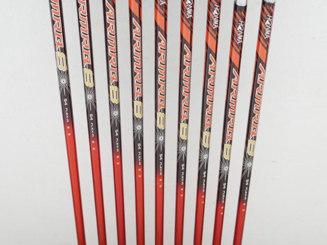 Iron set : Honma : ชุดเหล็ก Honma Tour World TW717P (Forged) มีเหล็ก 4-11,Sw (9 ชิ้น) ก้านกราไฟต์ Honma ARMRQ 8 (54) Flex R (2 ดาว)