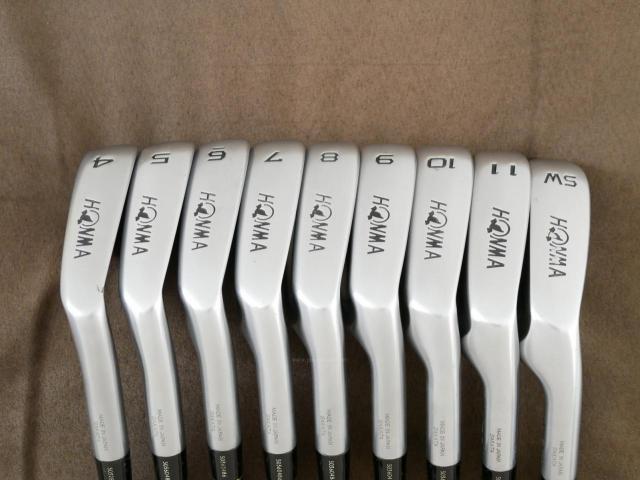 Iron set : Honma : ชุดเหล็ก Honma Tour World TW717P (Forged) มีเหล็ก 4-11,Sw (9 ชิ้น) ก้านกราไฟต์ Honma ARMRQ 8 (54) Flex R (2 ดาว)
