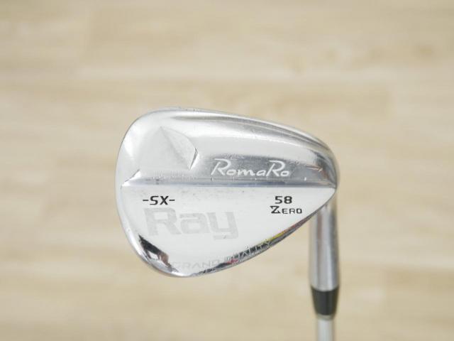 Wedge : Romaro : Wedge Romaro Ray SX ZERO Forged Loft 58 ก้านเหล็ก Dynamic Gold S200
