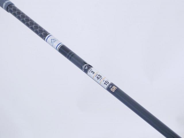 Fairway Wood : callaway : หัวไม้ 3 Callaway Paradym AI Smoke Triple Diamond (รุ่นปี 2024 Low Spin สุดๆ) Loft 15 ก้าน Mitsubishi TENSEI 50 Flex SR