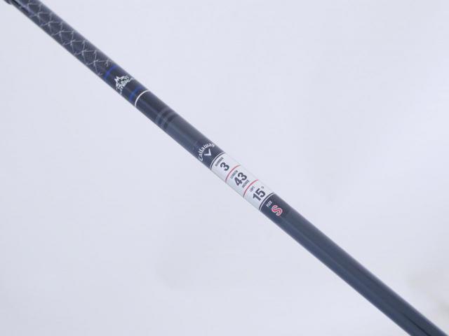 Fairway Wood : callaway : หัวไม้ 3 Callaway Paradym AI Smoke Triple Diamond (รุ่นปี 2024 Low Spin สุดๆ) Loft 15 ก้าน Mitsubishi TENSEI 60 Flex S