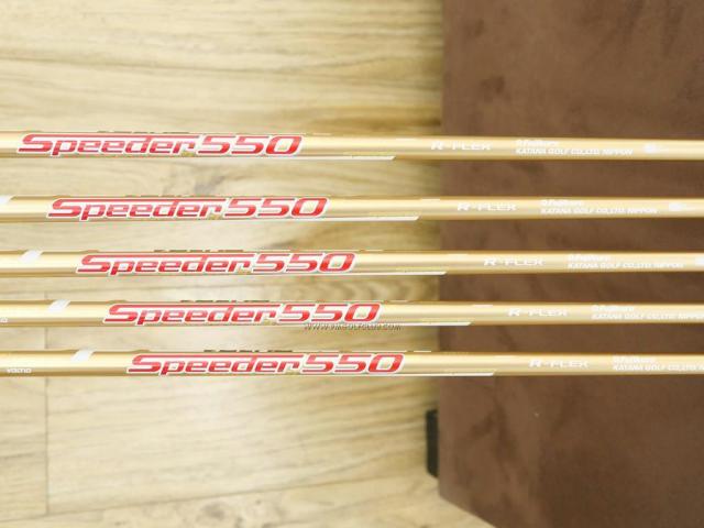 Iron set : Katana : ชุดเหล็ก Katana Voltio IV G Series II (ปี 2017) มีเหล็ก 6-Pw (5 ชิ้น) ก้านกราไฟต์ Fujikura Speeder 550 Flex R