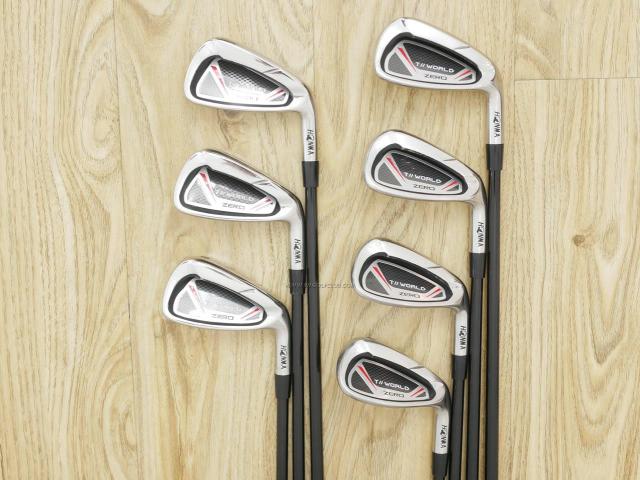 Iron set : Honma : ชุดเหล็ก Honma Tour World ZERO (ใบใหญ่ ตีง่าย ไกล) มีเหล็ก 6-10,Aw,Sw (7 ชิ้น) ก้านกราไฟต์ Flex S