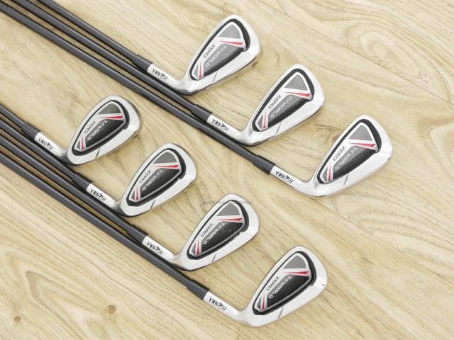 Iron set : Honma : ชุดเหล็ก Honma Tour World ZERO (ใบใหญ่ ตีง่าย ไกล) มีเหล็ก 6-10,Aw,Sw (7 ชิ้น) ก้านกราไฟต์ Flex S