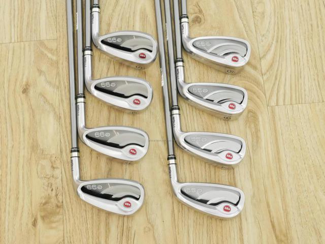 Iron set : PRGR : ชุดเหล็กกระเทย PRGR NEW Egg (ปี 2020 ตีง่ายและไกลมากๆ เด้งสุดๆ COR 0.82) มีเหล็ก 6-Pw,Aw,As,Sw (8 ชิ้น) ก้านกราไฟต์ M-37 Flex R