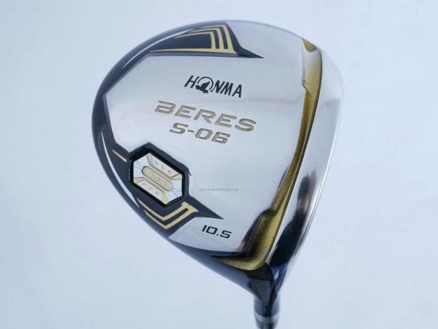 Driver : Honma : **ก้าน 3 ดาว** ไดรเวอร์ Honma Beres S-06 (ปี 2019) Loft 10.5 ก้าน ARMRQ X (43) Flex R (3 ดาว)