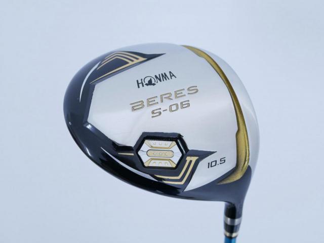 Driver : Honma : **ก้าน 3 ดาว** ไดรเวอร์ Honma Beres S-06 (ปี 2019) Loft 10.5 ก้าน ARMRQ X (43) Flex R (3 ดาว)