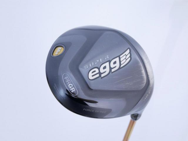 Driver : PRGR : ไดรเวอร์ PRGR Super EGG (ปี 2017 หน้าเด้งเกินกฏ) Loft 10.5 ก้าน Fujikura Speeder 474 Evolution II Flex R