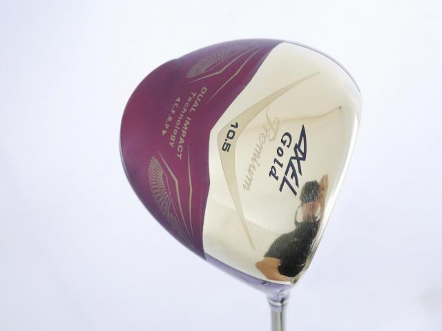 Driver : Tsuruya : ไดรเวอร์ Tsuruya AXEL Gold Premium IV (รุ่นปี 2021 ตัวท๊อป หน้าเด้งสุดๆ COR 0.87 ของใหม่ 4 หมื่น) Loft 10.5 Flex S