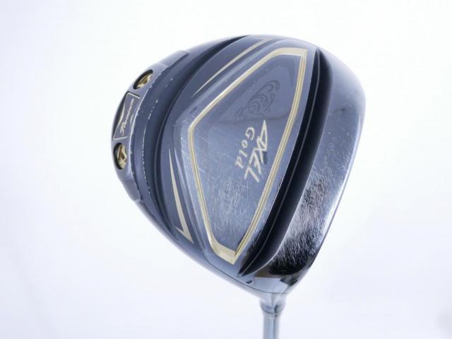 Driver : Tsuruya : Tsuruya AXEL Gold Premium III (รุ่นปี 2019 ตัวท๊อป หน้าเด้งสุดๆ COR 0.86 ของใหม่ 4 หมื่น) Loft 10.5 Flex R