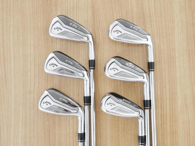 Iron set : Callaway : ชุดเหล็ก Callaway EPIC Forged Star (รุ่นท้อปสุด ปี 2020 ตีไกลกว่าปกติ 2 เบอร์) มีเหล็ก 6-Pw,Gw (6 ชิ้น) ก้านเหล็ก NS PRO 950 NEO FLEX S