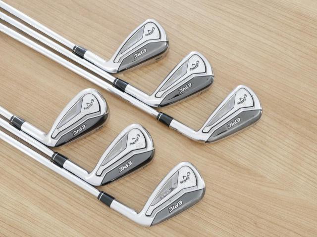 Iron set : Callaway : ชุดเหล็ก Callaway EPIC Forged Star (รุ่นท้อปสุด ปี 2020 ตีไกลกว่าปกติ 2 เบอร์) มีเหล็ก 6-Pw,Gw (6 ชิ้น) ก้านเหล็ก NS PRO 950 NEO FLEX S