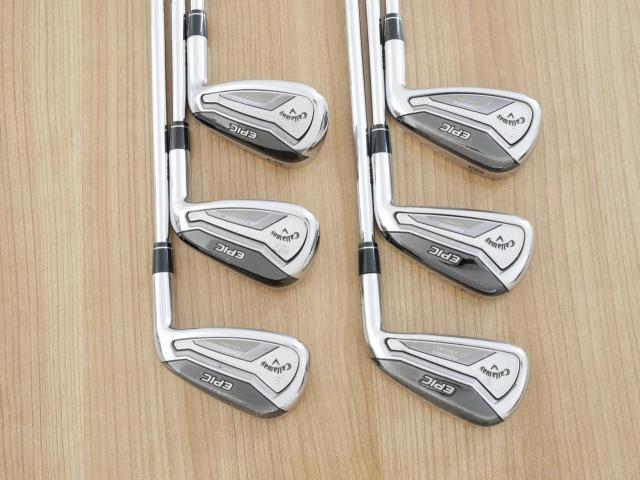 Iron set : Callaway : ชุดเหล็ก Callaway EPIC Forged Star (รุ่นท้อปสุด ปี 2020 ตีไกลกว่าปกติ 2 เบอร์) มีเหล็ก 6-Pw,Gw (6 ชิ้น) ก้านเหล็ก NS PRO 950 NEO FLEX S
