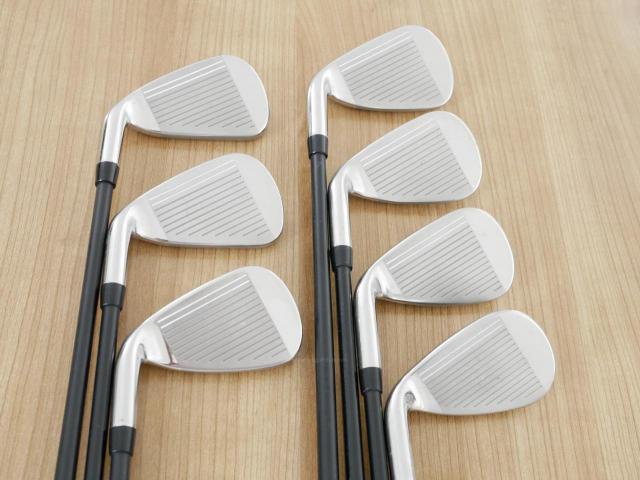 Iron set : Callaway : ชุดเหล็ก Callaway Rogue ST Max (ออกปี 2022 ตีง่าย ไกลมาก) มีเหล็ก 6-Pw,Aw,Gw (7 ชิ้น) ก้านกราไฟต์ Fujikura VENTUS 5 Flex R