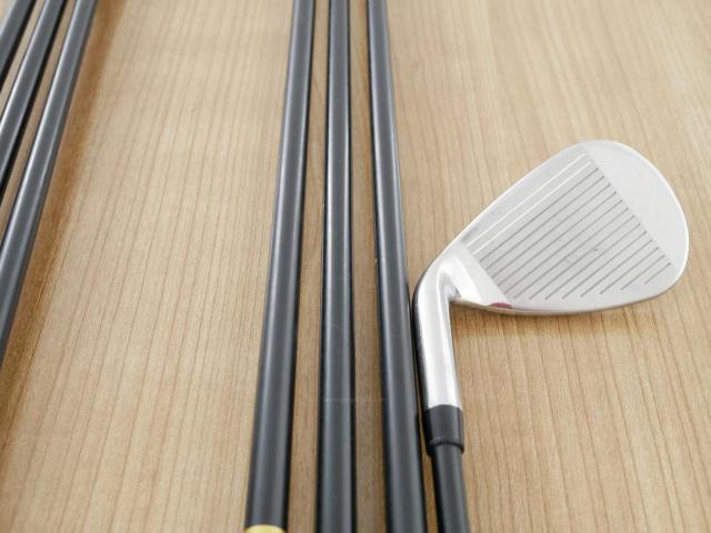 Iron set : Callaway : ชุดเหล็ก Callaway Rogue ST Max (ออกปี 2022 ตีง่าย ไกลมาก) มีเหล็ก 6-Pw,Aw,Gw (7 ชิ้น) ก้านกราไฟต์ Fujikura VENTUS 5 Flex R