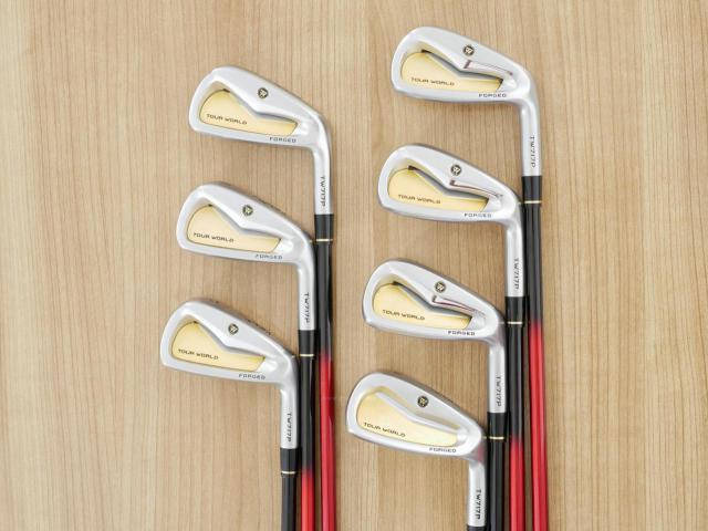 Iron set : Honma : **ก้าน 3 ดาว** ชุดเหล็ก Honma Tour World TW717P (Forged) มีเหล็ก 5-11 (7 ชิ้น) ก้านกราไฟต์ Honma ARMRQ 8 (54) Flex R (3 ดาว)