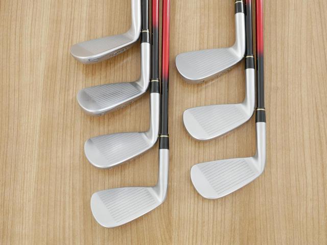 Iron set : Honma : **ก้าน 3 ดาว** ชุดเหล็ก Honma Tour World TW717P (Forged) มีเหล็ก 5-11 (7 ชิ้น) ก้านกราไฟต์ Honma ARMRQ 8 (54) Flex R (3 ดาว)