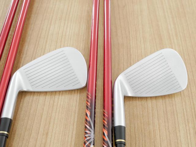 Iron set : Honma : **ก้าน 3 ดาว** ชุดเหล็ก Honma Tour World TW717P (Forged) มีเหล็ก 5-11 (7 ชิ้น) ก้านกราไฟต์ Honma ARMRQ 8 (54) Flex R (3 ดาว)