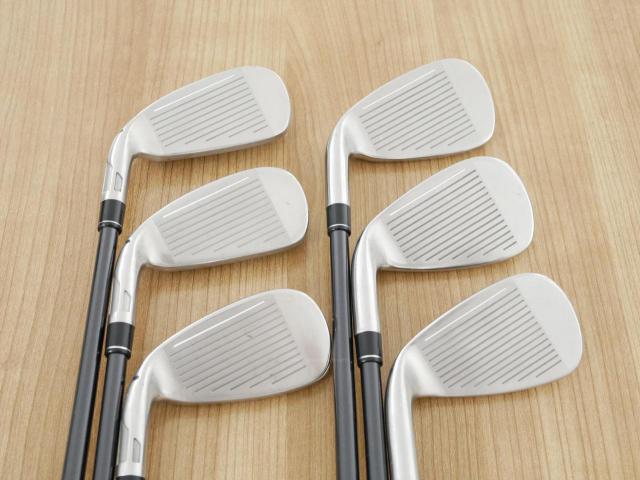 Iron set : Taylormade : ชุดเหล็ก Taylormade Stealth HD (ออกปี 2022 Japan Spec. ใบใหญ่มาก ตีง่ายสุดๆ) มีเหล็ก 6-Pw,Aw (6 ชิ้น) ก้านกราไฟต์ Mitsubishi Tensei TM60 Flex R