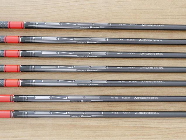 Iron set : Taylormade : ชุดเหล็ก Taylormade Stealth (ออกปี 2022 Japan Spec.) มีเหล็ก 6-Pw,Aw,Sw (7 ชิ้น) ก้านกราไฟต์ Mitsubishi Tensei TM60 Flex R