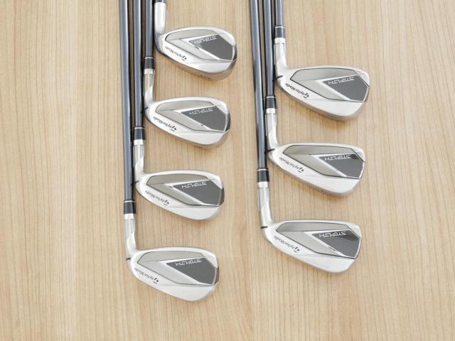 Iron set : Taylormade : ชุดเหล็ก Taylormade Stealth (ออกปี 2022 Japan Spec.) มีเหล็ก 6-Pw,Aw,Sw (7 ชิ้น) ก้านกราไฟต์ Mitsubishi Tensei TM60 Flex R