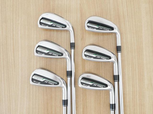 Iron set : Yonex : ชุดเหล็ก Yonex E-Zone Tri-G (รุ่นปี 2017 หน้าเด้ง ตีไกลมากๆ) มีเหล็ก 5-Pw (6 ชิ้น) ก้านเหล็ก NS Pro 950 Flex R