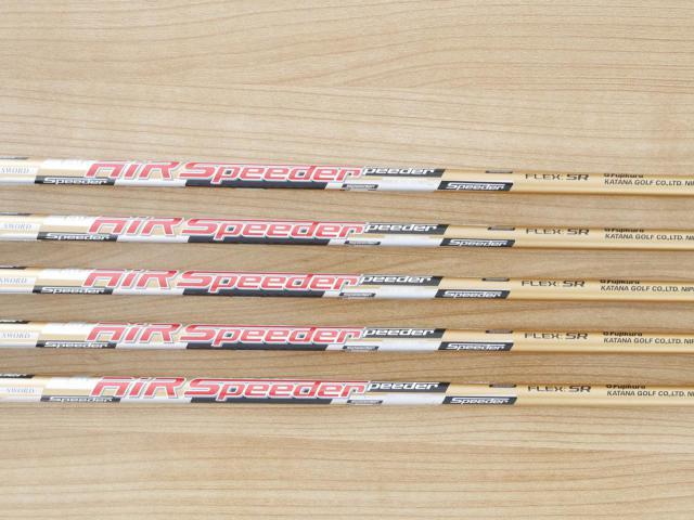 Iron set : Katana : ชุดเหล็ก Katana Sword Sniper AIR (หน้าเด้ง) มีเหล็ก 6-Pw (5 ชิ้น) ก้านกราไฟต์ Fujikura Air Speeder Flex SR