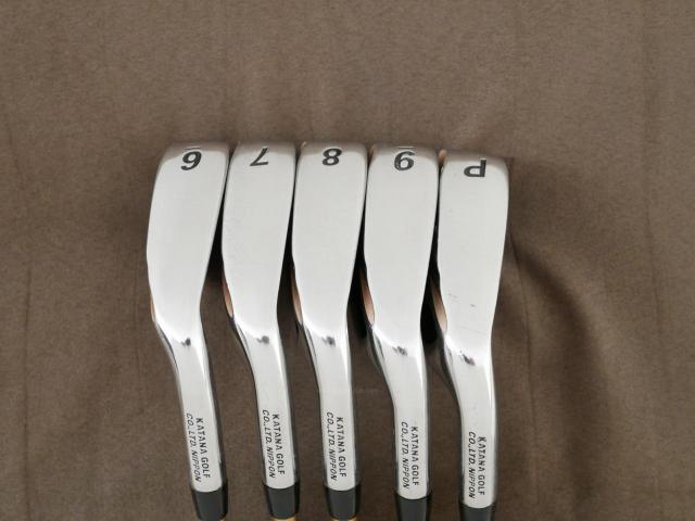 Iron set : Katana : ชุดเหล็ก Katana Sword Sniper AIR (หน้าเด้ง) มีเหล็ก 6-Pw (5 ชิ้น) ก้านกราไฟต์ Fujikura Air Speeder Flex SR