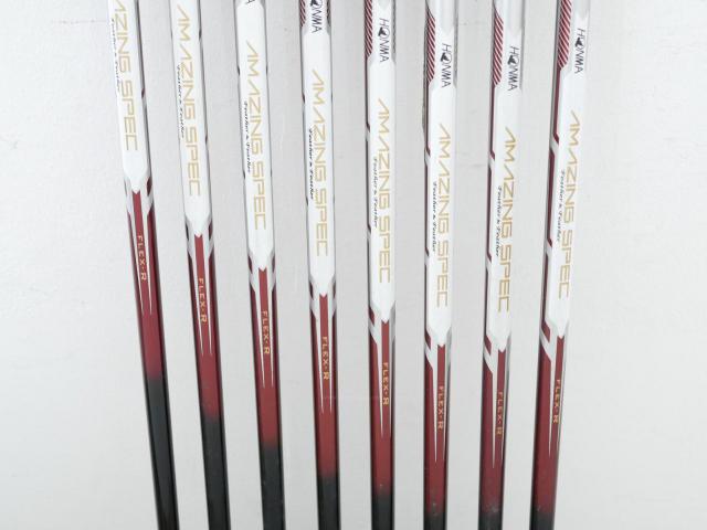 Iron set : Honma : ชุดเหล็ก Honma AMAZING Spec II (หน้าเด้ง โกงองศาสุดๆ ไกลที่สุด) มีเหล็ก 6-11,Aw,Sw (8 ชิ้น ระยะเทียบเท่า 5-Pw,Aw,Sw) ก้าน AMAZING SPEC Feather & Feather FLex R