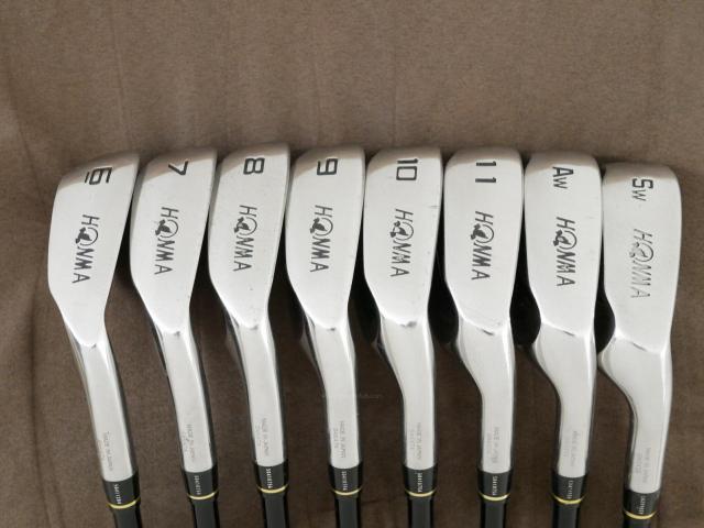 Iron set : Honma : ชุดเหล็ก Honma AMAZING Spec II (หน้าเด้ง โกงองศาสุดๆ ไกลที่สุด) มีเหล็ก 6-11,Aw,Sw (8 ชิ้น ระยะเทียบเท่า 5-Pw,Aw,Sw) ก้าน AMAZING SPEC Feather & Feather FLex R