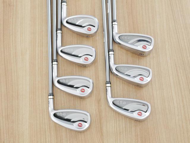 Iron set : PRGR : ชุดเหล็กกระเทย PRGR NEW Egg (ปี 2020 ตีง่ายและไกลมากๆ เด้งสุดๆ COR 0.82) มีเหล็ก 6-Pw,Aw,As (7 ชิ้น) ก้านกราไฟต์ M-40 Flex SR