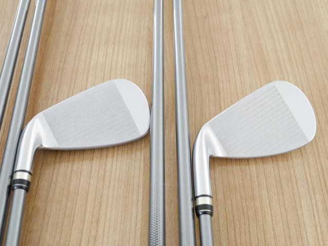 Iron set : PRGR : ชุดเหล็กกระเทย PRGR NEW Egg (ปี 2020 ตีง่ายและไกลมากๆ เด้งสุดๆ COR 0.82) มีเหล็ก 6-Pw,Aw,As (7 ชิ้น) ก้านกราไฟต์ M-40 Flex SR