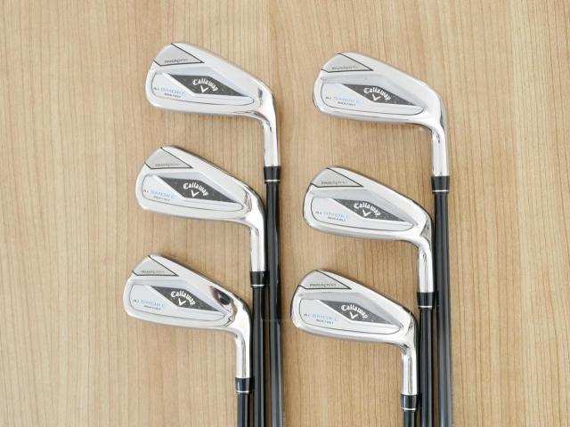 Iron set : Callaway : ชุดเหล็ก Callaway Paradym Ai Smoke Max Fast (ออกปี 2024 ตีง่ายมาก ไกล Japan Spec.) มีเหล็ก 6-Pw,Aw (6 ชิ้น) ก้านกราไฟต์ Fujikura TENSEI 40 Flex R