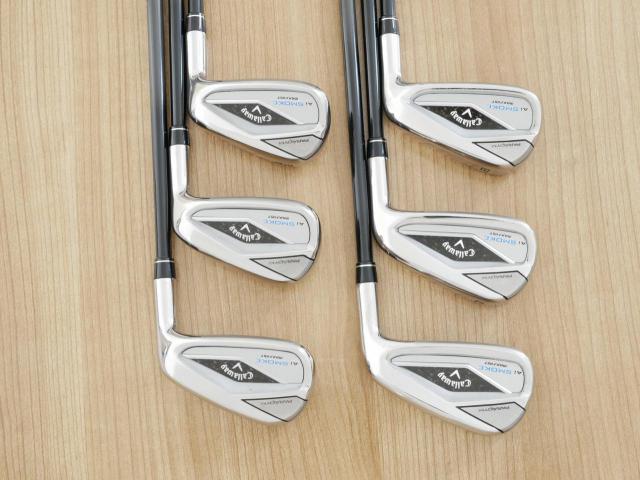 Iron set : Callaway : ชุดเหล็ก Callaway Paradym Ai Smoke Max Fast (ออกปี 2024 ตีง่ายมาก ไกล Japan Spec.) มีเหล็ก 6-Pw,Aw (6 ชิ้น) ก้านกราไฟต์ Fujikura TENSEI 40 Flex R