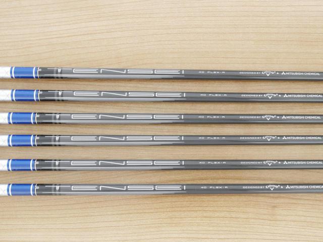 Iron set : Callaway : ชุดเหล็ก Callaway Paradym Ai Smoke Max Fast (ออกปี 2024 ตีง่ายมาก ไกล Japan Spec.) มีเหล็ก 6-Pw,Aw (6 ชิ้น) ก้านกราไฟต์ Fujikura TENSEI 40 Flex R
