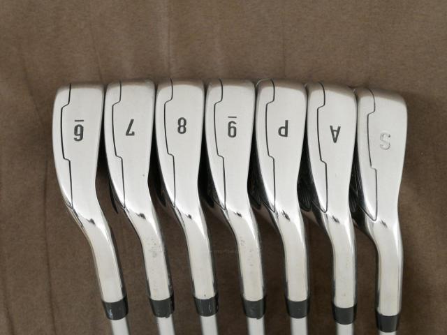 Iron set : Callaway : ชุดเหล็ก Callaway Mavrik MAX (ออกปี 2020 ตีง่าย ไกลมากๆ) มีเหล็ก 6-Pw,Aw,Sw (7 ชิ้น) ก้านกราไฟต์ Mitsubishi Diamana 40 Flex R
