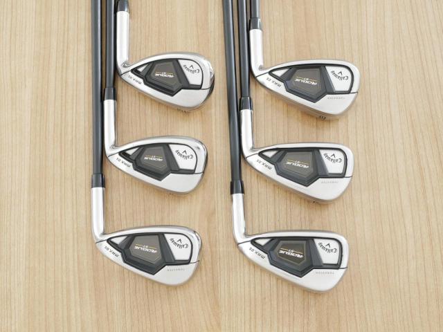 Iron set : Callaway : ชุดเหล็ก Callaway Rogue ST Max OS (ออกปี 2022 ตีง่ายสุดๆ ไกลสุดๆ) มีเหล็ก 6-Pw,Aw (6 ชิ้น) ก้านกราไฟต์ Fujikura VENTUS 5 Flex R