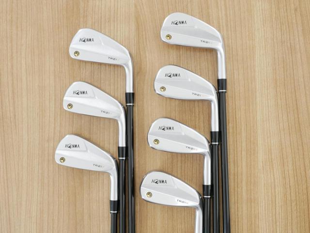 Iron set : Honma : ชุดเหล็ก Honma Tour World TR21X (ออกปี 2021 ตีง่าย ไกล) มีเหล็ก 4-10 (7 ชิ้น) ก้านกราไฟต์ Honma Vizard TR20-65 Flex S