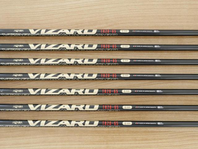 Iron set : Honma : ชุดเหล็ก Honma Tour World TR21X (ออกปี 2021 ตีง่าย ไกล) มีเหล็ก 4-10 (7 ชิ้น) ก้านกราไฟต์ Honma Vizard TR20-65 Flex S