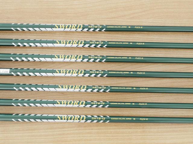 Iron set : Katana : ชุดเหล็กกระเทย Katana Snipe Iron LX-9 มีเหล็ก 4-Pw (7 ชิ้น) ก้านกราไฟต์ Flex R