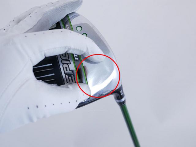 Driver : Callaway : **มีบุบ** ไดรเวอร์ Callaway EPIC MAX FAST (รุ่นปี 2021) Loft 10.5 ก้าน Fujikura Speeder Evolution Flex SR
