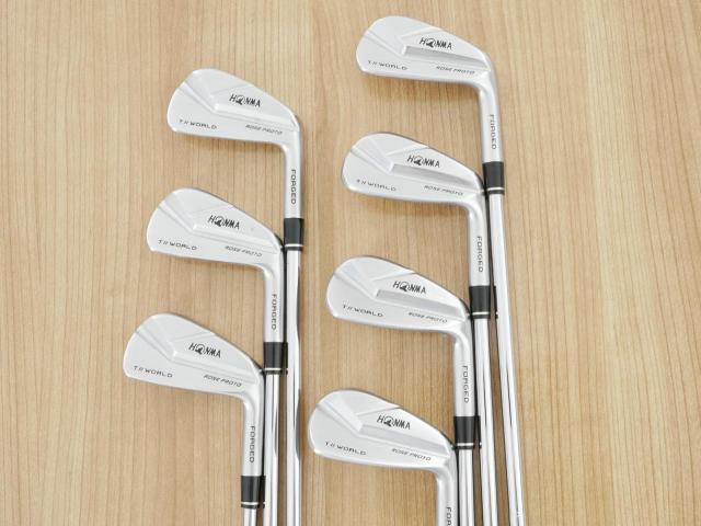 Iron set : Honma : ชุดเหล็ก Honma TW-MB Rose Proto (Forged ปี 2020) มีเหล็ก 4-10 (7 ชิ้น) ก้านเหล็ก Dynamic Gold S200