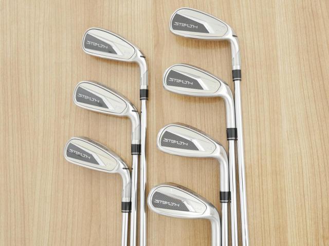 Iron set : Taylormade : ชุดเหล็ก Taylormade Stealth HD (ออกปี 2022 Japan Spec. ใบใหญ่มาก ตีง่ายสุดๆ) มีเหล็ก 5-Pw,Sw (7 ชิ้น) ก้านเหล็ก KBS Max MT 80 Flex R