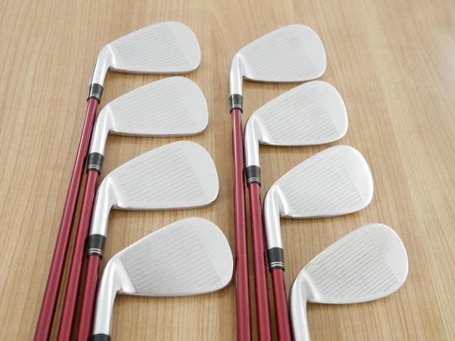 Iron set : Taylormade : ชุดเหล็ก Taylormade r9 MAX มีเหล็ก 5-Pw,Aw,Sw (8 ชิ้น) ก้านกราไฟต์ Fujikura Motore 55 Flex S