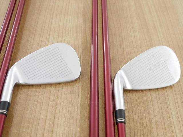 Iron set : Taylormade : ชุดเหล็ก Taylormade r9 MAX มีเหล็ก 5-Pw,Aw,Sw (8 ชิ้น) ก้านกราไฟต์ Fujikura Motore 55 Flex S