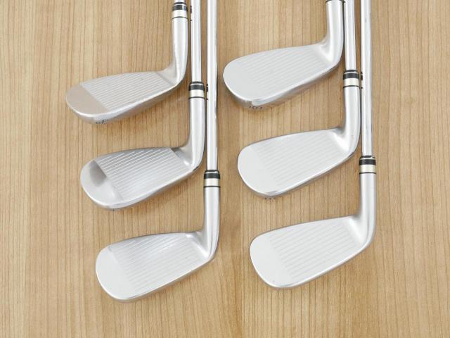 Iron set : PRGR : ชุดเหล็ก PRGR Egg PF Forged (รุ่นปี 2019 ตีง่ายและไกลมากๆ โกงสุดๆ) มีเหล็ก 7-Pw,Aw,As (6 ชิ้น) ก้านเหล็ก NS Pro 80 Flex SR