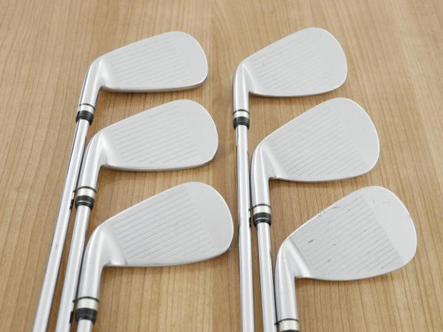 Iron set : PRGR : ชุดเหล็ก PRGR Egg PF Forged (รุ่นปี 2019 ตีง่ายและไกลมากๆ โกงสุดๆ) มีเหล็ก 7-Pw,Aw,As (6 ชิ้น) ก้านเหล็ก NS Pro 80 Flex SR
